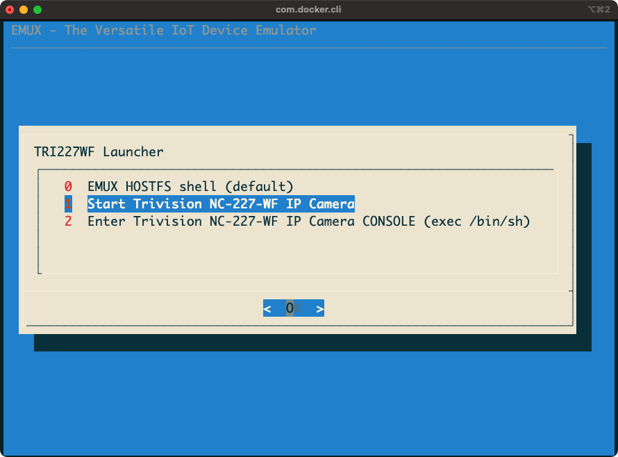 EMUX Trivision Init EMUX Trivision Init
