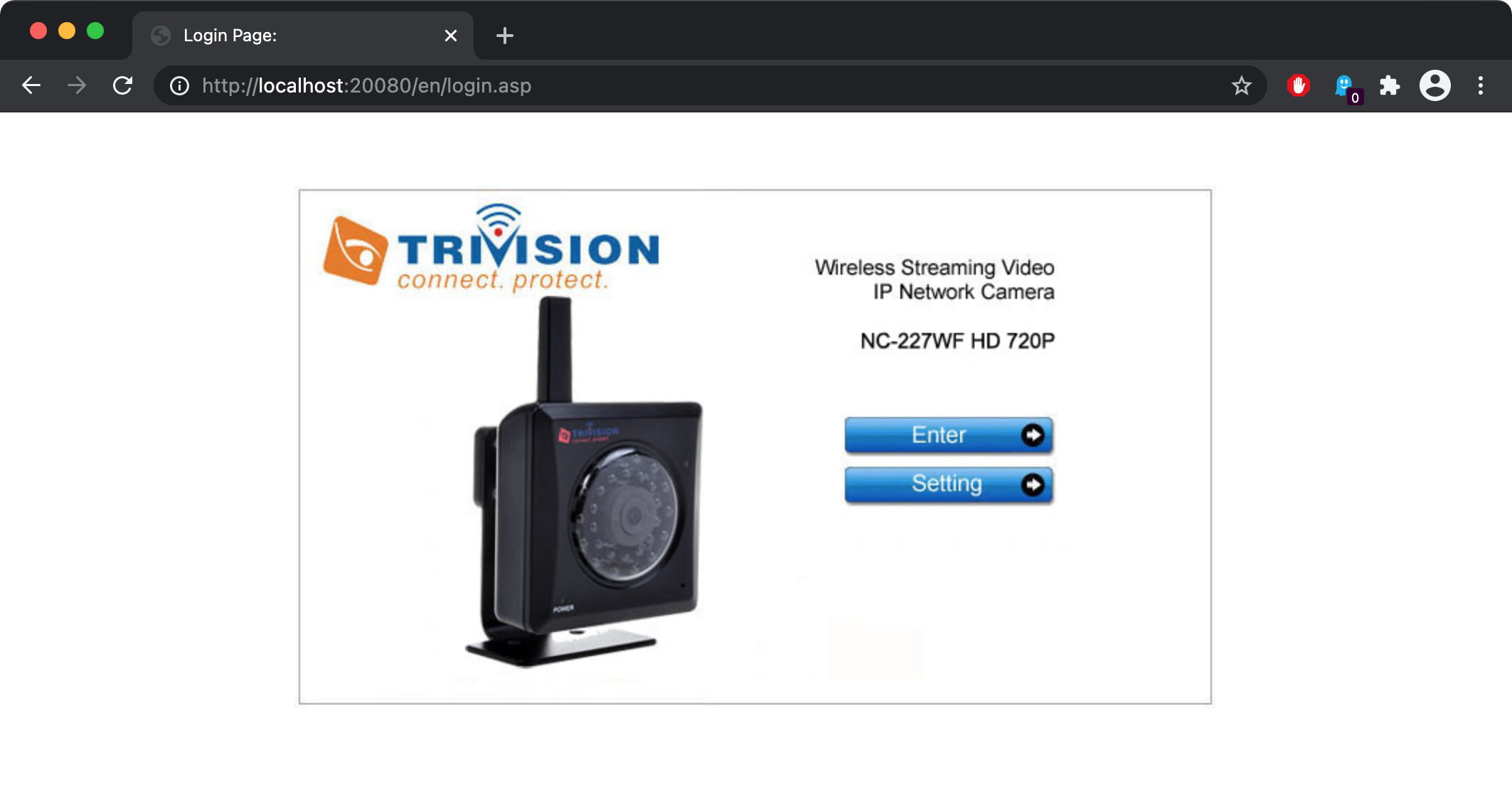 Trivision Admin Interface EMUX Admin Interface