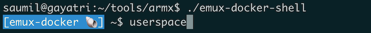 EMUX Userspace Command EMUX Userspace Command